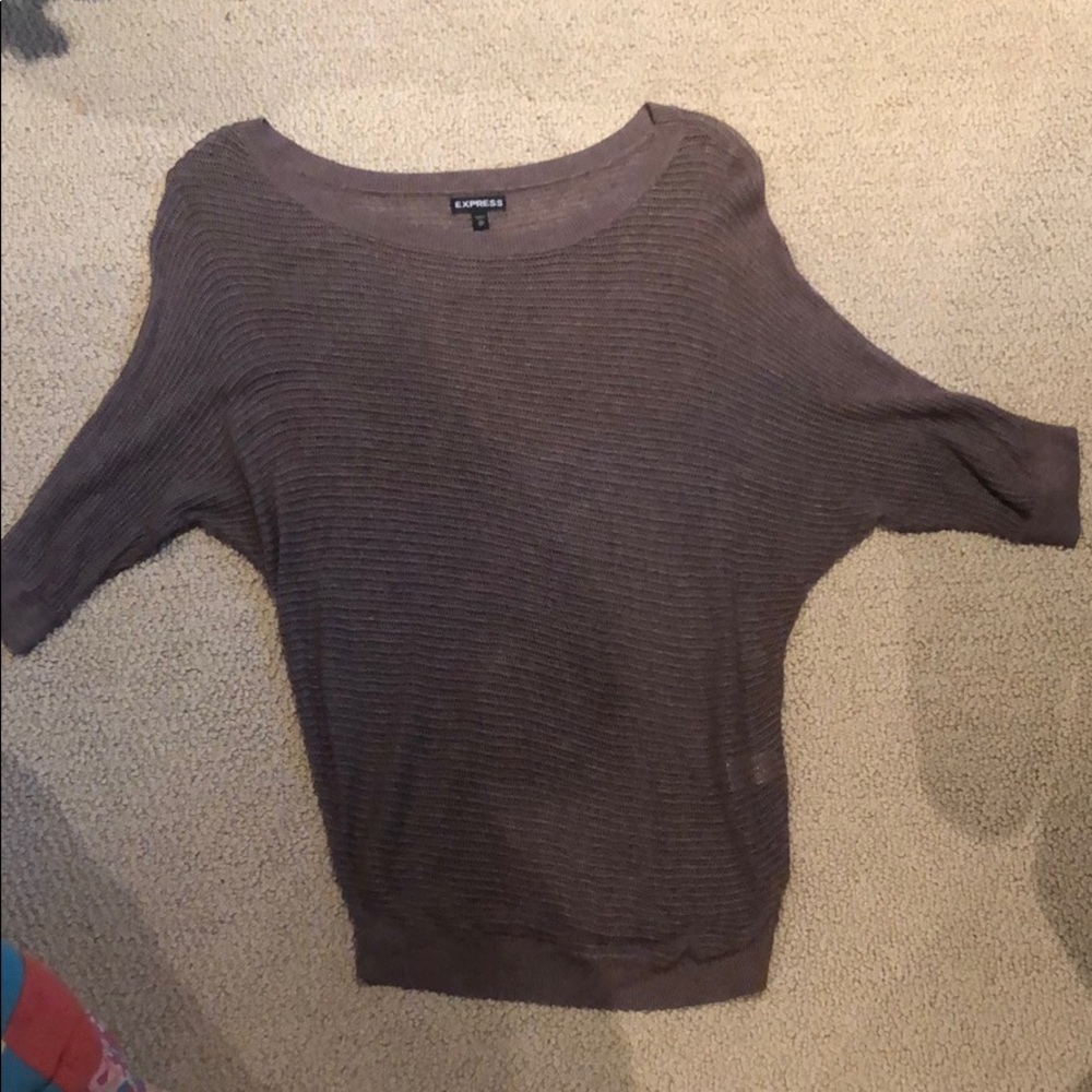 Lightweight brown express sweater